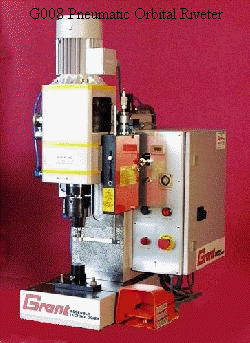 Grant Pneumatic Multi-process Orbital Riveters come standard with a two year warranty, multi-process tooling, easy locating anvil base and anvil. All machines are shipped complete. 